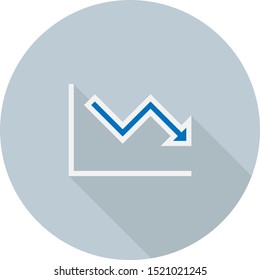 Loss icon vector isolated on white background, Loss transparent sign , outline thin symbols or linear analytics 