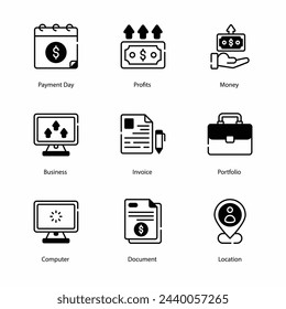 Loss icons set in 4 different style vector illustration