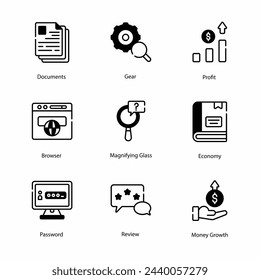 Loss icons set in 4 different style vector illustration