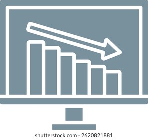 Icono de pérdida de Vector. Se puede utilizar para aplicaciones de impresión, móviles y de Web.
