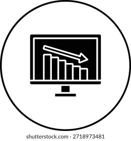 Icono de pérdida de Vector. Se puede utilizar para aplicaciones de impresión, móviles y de Web.