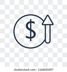 Loss vector icon isolated on transparent background, Loss logo concept