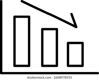 Loss Vector Line Icon Design