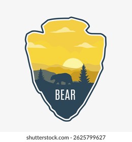 Lost Bear in National Park Forest Perfect for Print, Apparel, etc