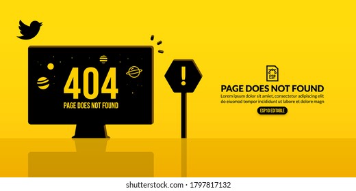 Lost connection background, 404 error page not found