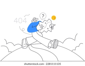 Lost Connection due to error 404 Illustration