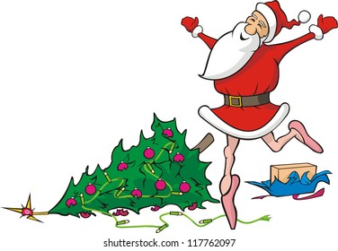 lost in dancing santa claus - demolished christmas