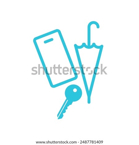 Lost and found icon. Isolated on white background. 