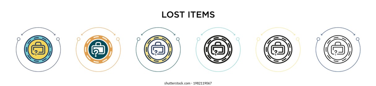 575 Lost item icon Images, Stock Photos & Vectors | Shutterstock