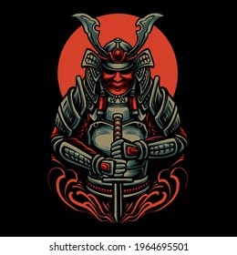 the lost ronin samurai illustration