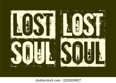 Lost soul motivational quotes brush stroke