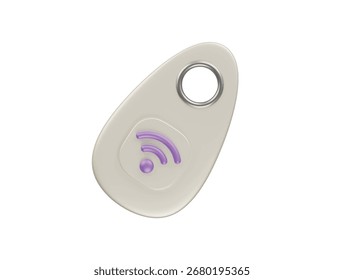  verlorenes Tracksymbol 3D-Illustration rendern
