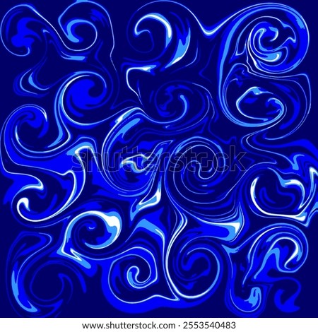 Lost in a vortex of verdant hues, this abstract piece is truly captivating.