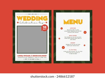 Losta Wedding Invitation Template, Design illustration for cover, poster, wallpaper, gala, VIP, happy new year.