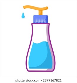 Lotion Bottle Icon Design Vector Art Illustration