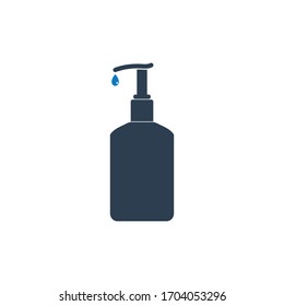 Lotion bottle icon. Editable Vector EPS Symbol Illustration.