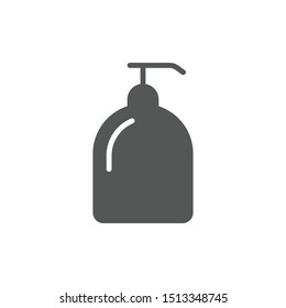 Lotion bottle icon isolated on white background. Cream symbol modern, simple, vector, icon for website design, mobile app, ui. Vector Illustration