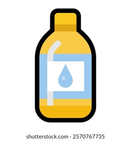 Lotion bottle icon vector. Lotion bottle symbol. Lotion bottle sign isolated on white background.