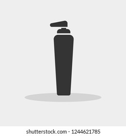 Lotion bottle vector icon