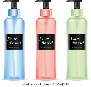 Lotion bottle.illustration vector