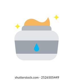 Lotion flat icon,beauty care, cosmetic, cream, body lotion, vector design illustration, isolated on white background. 