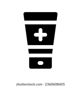 lotion glyph icon. vector icon for your website, mobile, presentation, and logo design.