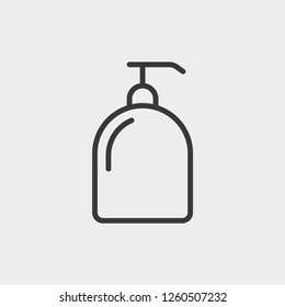Lotion icon isolated on background. Bottle symbol modern, simple, vector, icon for website design, mobile app, ui. Vector Illustration