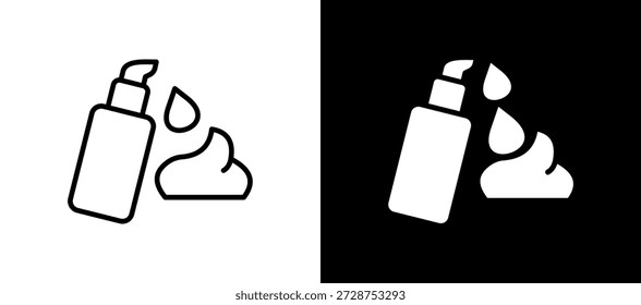 Icono de loción lineglyph Ilustración vectorial