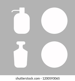 lotion icon set. vector set about products, shampoo and liquid soap icons set.