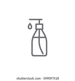 Lotion Icon. Spa Vector Illustration On White Background