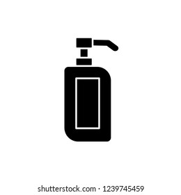 lotion icon vector. barbershop icon glyph style