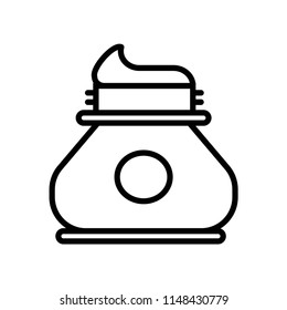 Lotion icon vector icon. Simple element illustration. Lotion symbol design. Can be used for web and mobile.