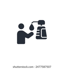 Lotion icon. vector.Editable stroke.linear style sign for use web design,logo.Symbol illustration.