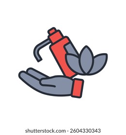 lotion icon. vector.Editable stroke.linear style sign for use web design,logo.Symbol illustration.