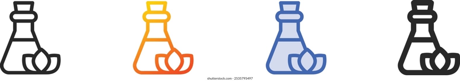 lotion icon.Thin Linear, Gradient, Blue Stroke and bold Style Design Isolated On White Background