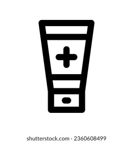 lotion line icon. vector icon for your website, mobile, presentation, and logo design.
