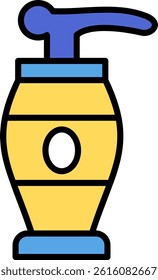 Lotion Line Vector Icon Design