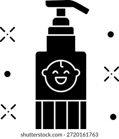 Línea de loción de diseño de icono de Vector