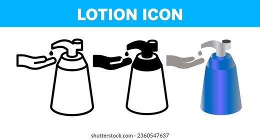 A lotion is a medicated liquid that you apply directly to a part of the body. The lotion is a transparent liquid for use on the skin.