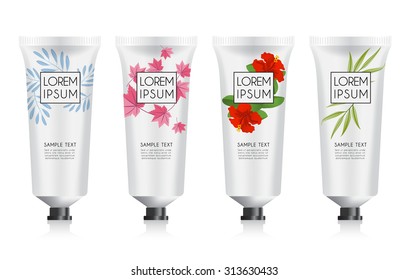 Lotion Packaging Template : Vector Illustration