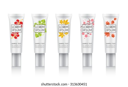 Lotion Packaging Template : Vector Illustration