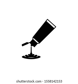 Lotion paste icon in trendy flat style isolated on white background. Symbol for your web site design, logo, app, UI. Vector illustration, EPS