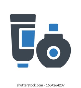lotion vector glyph color icon 