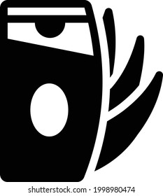 lotion vector glyph flat icon