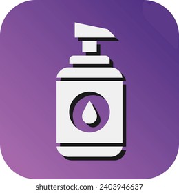 Lotion Vector Glyph Gradient Background Icon For Personal And Commercial Use.
