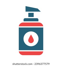 Lotion Vector Glyph Two Color Icons For Personal And Commercial Use.
