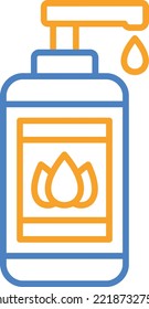 Lotion vector icon. Can be used for printing, mobile and web applications.
