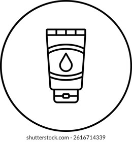 Lotion vector icon. Can be used for printing, mobile and web applications.