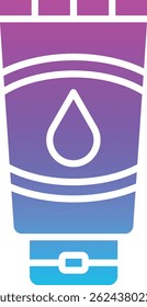 Lotion vector icon. Can be used for printing, mobile and web applications.