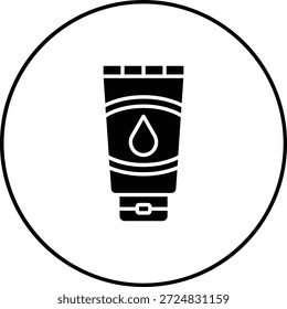 Icono de Vector de loción. Se puede utilizar para aplicaciones de impresión, móviles y de Web.